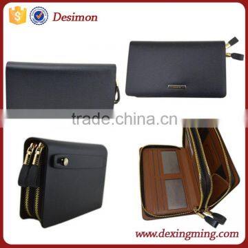 2015 fanshion custom man leather wallet multifunction shenzhen china