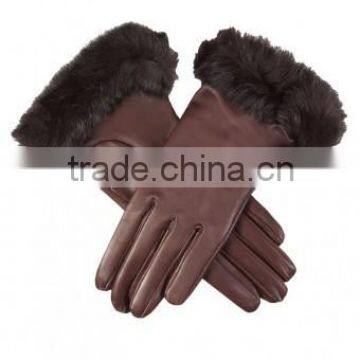 Women's Silk Lined sheepskin Leather Gloves