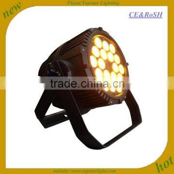 Ip65 waterproof par can 18*4in1*10w led stage lighting