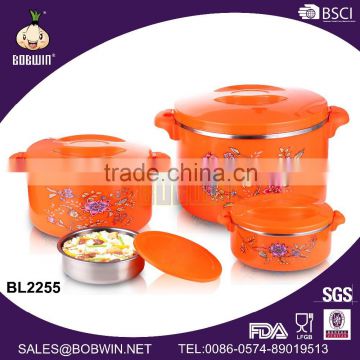 New Mould Insulated Food Container With Flower Print