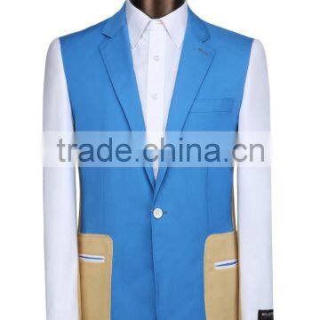 High Quality Men Blue Blazer Formal Slim Fit Blazer