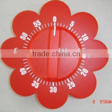 Plastic Flower-shaped Kitchen Timer