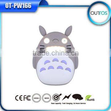 High quality totoro power bank 7800mah battery charger