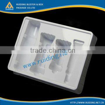 cosmetic display packaging compartments tray