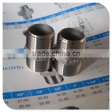 316 Stainless Steel Nipple Hexagonal 1/2" BSP