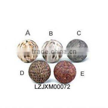 Christmas Ringneck almond feather balls LZJXM00072