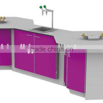 High Quality and Best Service Supplier Lab Hexagon Bench Hexagon Table photo-3