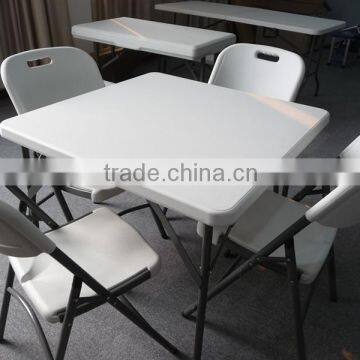 Square Shape Blow Moulded Foldable Table,blow Moulded Furniture,plastic Folding Table