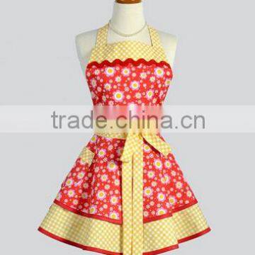 apron ladies/2015 factory price customized high quality ladies aprons/lady body aprons