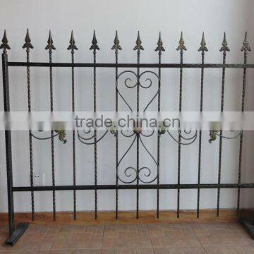 Top-selling modern beautiful wrought iron fencing lowes