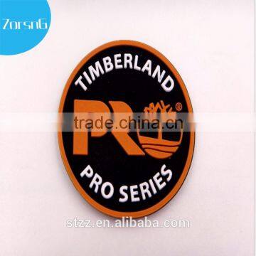 Waterproof wholesale fashion designer rubber logo patch