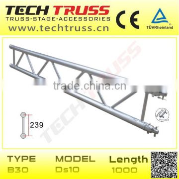 B30-DS10 aluminium flat tuss, stage truss, roof truss system