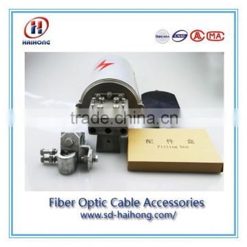 Cap type aluminum alloy 48 Core ADSS/OPGW fiber optic cable joint box