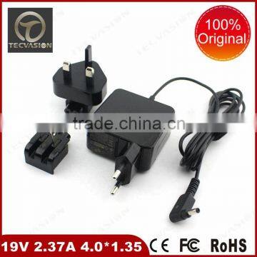 Professional original laptop ac adapter adp-45aw a ac adapter creative power supply 19v 3.37a 45w for asus