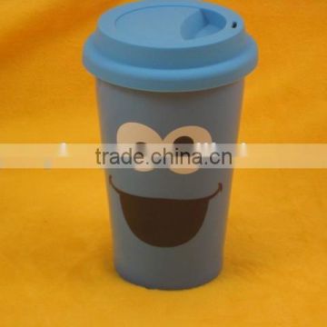 YF11026 thermos mug with silicone lid