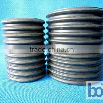black corrugated drainage pipe