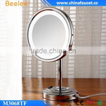 Online Shopping Single Side LED Chrome Mirror Compact Table Mirron do Vanity