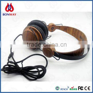 Stereo Wood Headset China Manufacturer photo-2