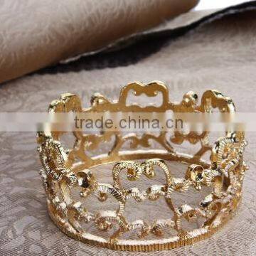 Fashionable Crown Shape Metal Alloy Napkin Rings photo-2