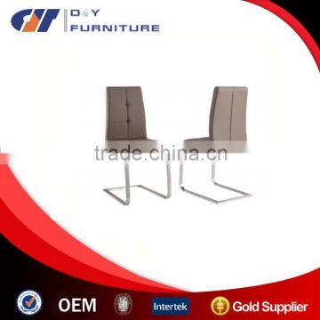 PU leather high back restaurant dining chair