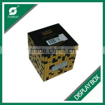 HIGH QUALITY CUBE SHAPE CARDBOARD GIFT DISPLAY BOX FOR DISPLAYING JEWELLERYS photo-3