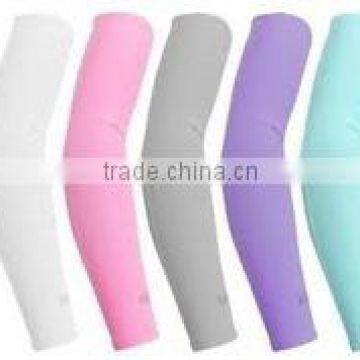 cycling wear arms sleeves - High Elastic Gym Sports Long Arm Sleeve Support Basketball Shooting Sport Elbow Arm Warmers Pad for