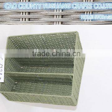 China factory directly sale durable using paper rope sundries basket