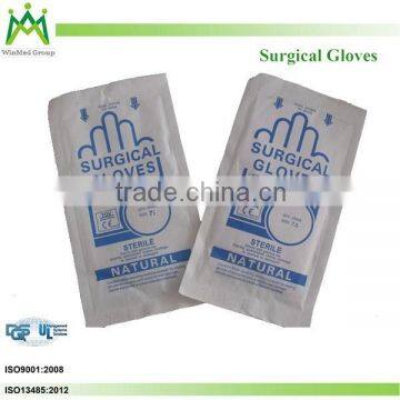 Disposable Sterile Latex Surgical Gloves Powdered /powder Free photo-3