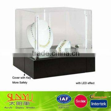 Clear Acrylic Jewelry Display Showcase With Locks Wholesales