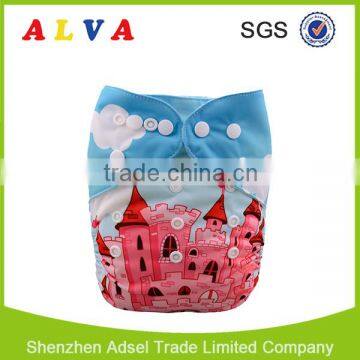 Alva New Castle Pattern High Quality Free Shipping Baby Cloth Diaper