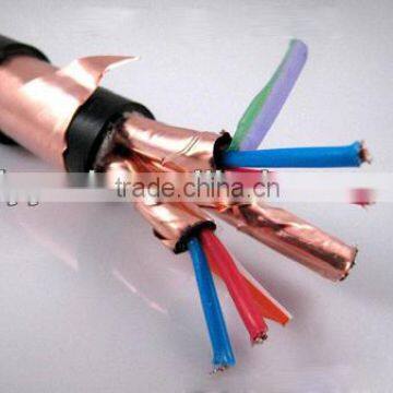 flame retardant voltage XLPE insulated PVC/PE sheath Copper core conductor copper tape sceened shielding control power cable