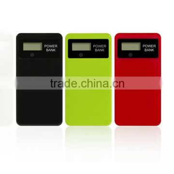 Ultrathin Touch Key Mobile Power Supply Bank with LCD displayer