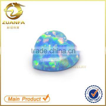 Factory price heart cabochon lab created opal