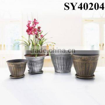 Round Plastic Custom Coloured Planter Pot photo-6