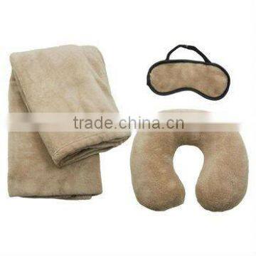 Travel Set (blanket,eye mask,pillow)