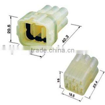 Male and female auto 6 pin automotive wire harness waterproof connectors car securing fixed cable Clips plastic fasteners                        
                                                Quality Choice