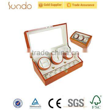 Customized high end wooden watch winder cases