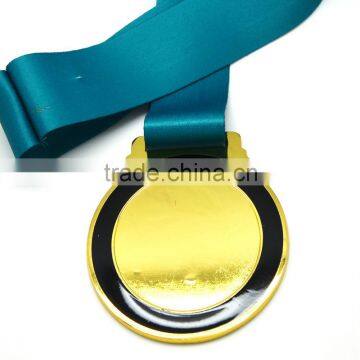 Promotional metal high quality blank gold medal