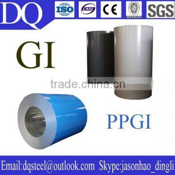 Gaivanised Precoated cold rolled steel coil gi ppgi