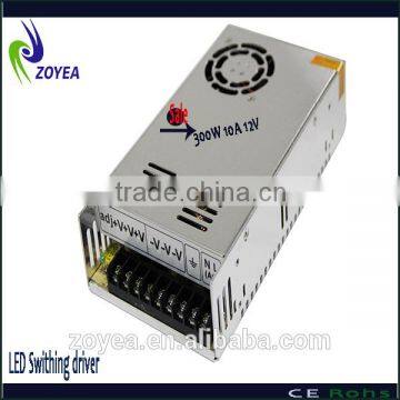 300w 12v CE,RoHS approved standard led power supply