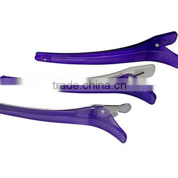 2014 new idea professional salon hair clip with rubber