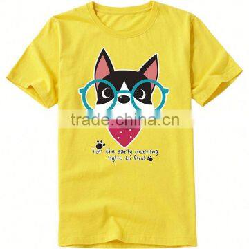 custom logo design t shirt lovely animals cat pattern cotton club t shirt for men promotion t shirt with high quality