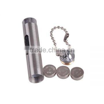 TP-302 White and Laser Light Aluminum LED Flashlight Keychain photo-4