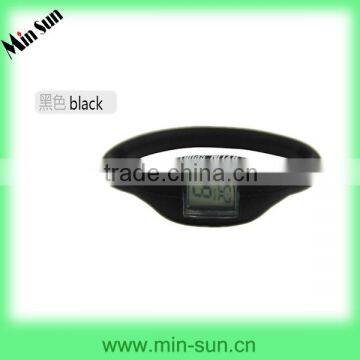 Supply silicone wristband pedometer