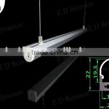 Round Cover Aluminum Extruded Profile for LED Bar Lights