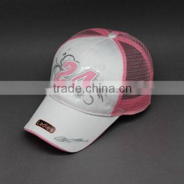 FASHION TRUCKER BASEBALL CAP WITH EMBROIDERY AND PRINTING