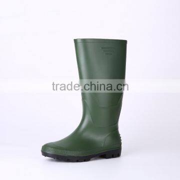 Manufacturer Cheap Green Pvc Rain Boots Without Steel Toe, Cheap Plastic Pvc Rain Boots