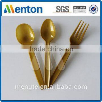 copper color fork spoon tea spoon