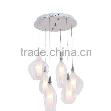 2016 Hot Sell Zhongshan Chandelier European Style G4 Modern Glass Hotel/home Using Pendant Lighting of Clear Ball Pendant Lamp Quality Choice photo-4