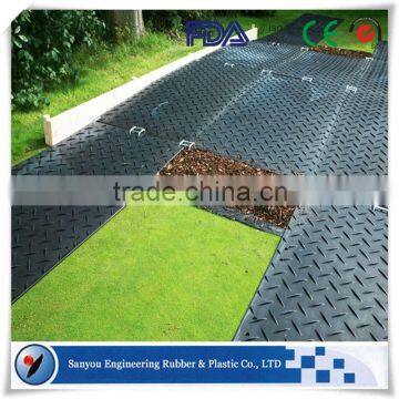 Durable Engineered Plastic HDPE Ground Protection Mats/HDPE Road Mat photo-2